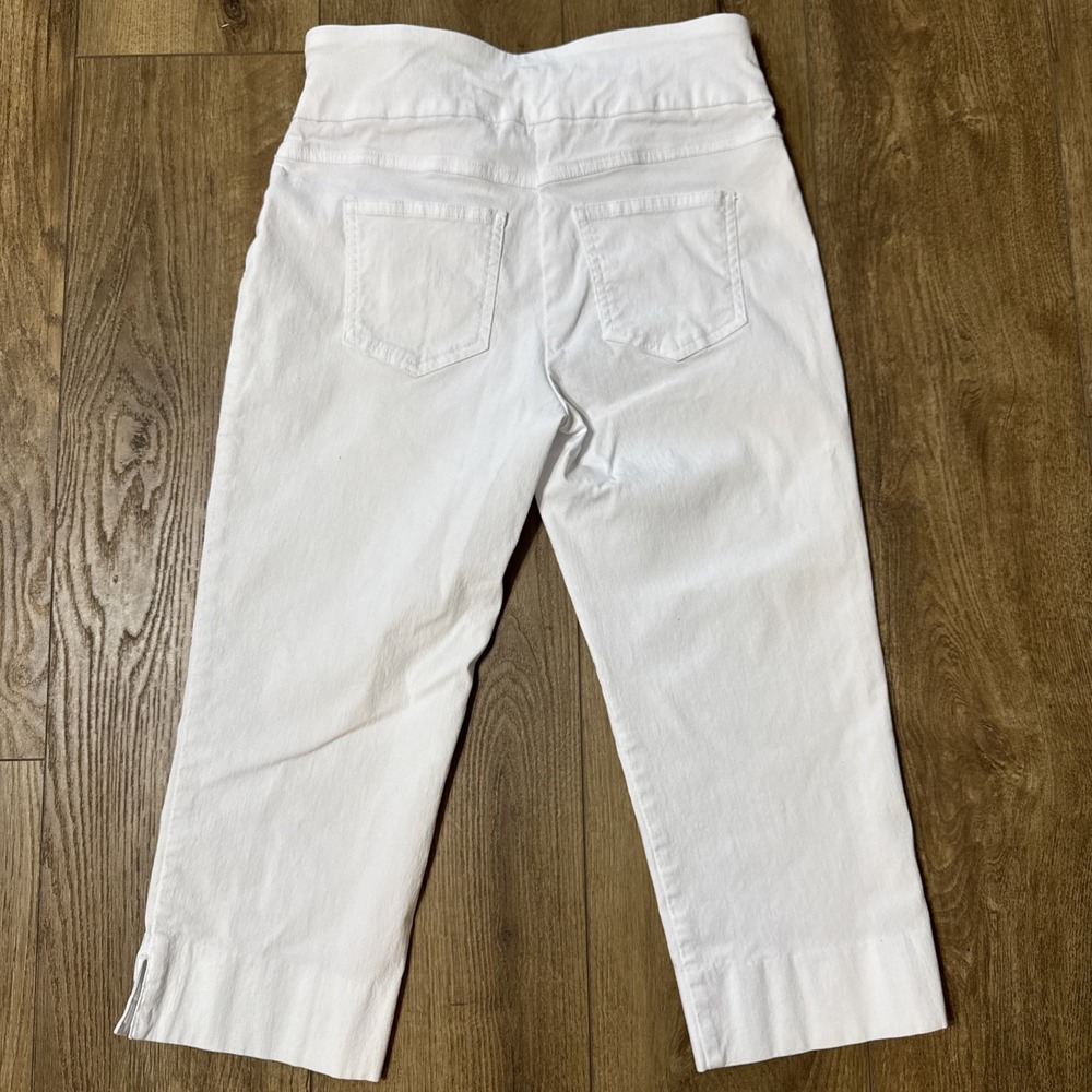 Ruby Road Petite White Stretch Capri 6‎ - Picture 3 of 5